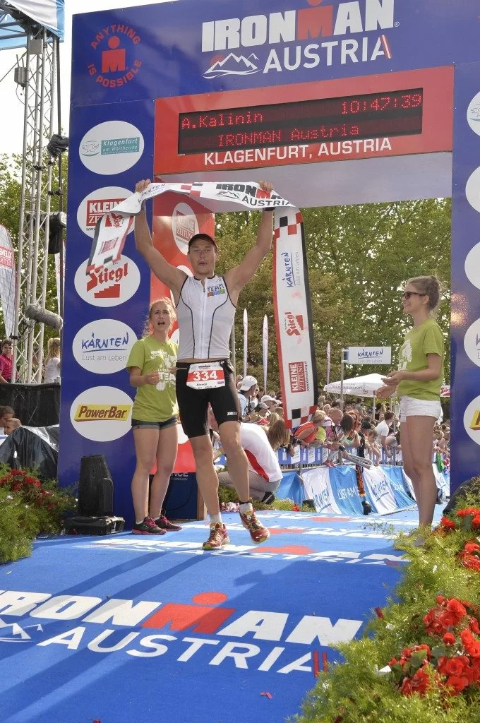 Ironman Austria finish