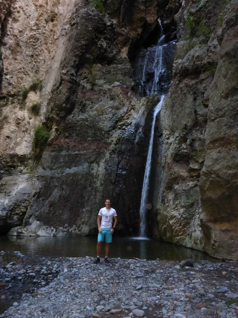 Водопад в Barranco del Infierno