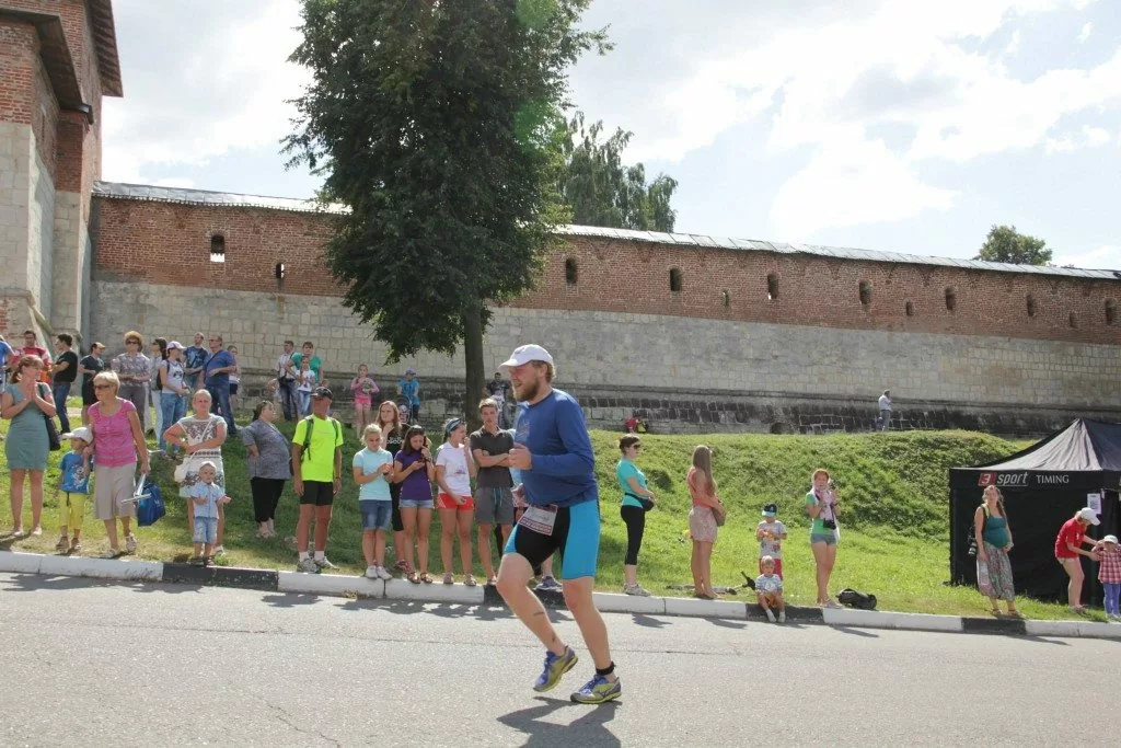 Триатлон Титан олимпийка г. Зарайск бег в горку