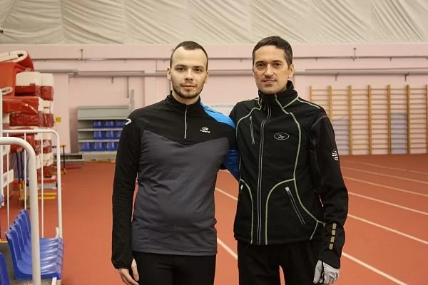 Фото с тренером по бегу Андреем Задорожным