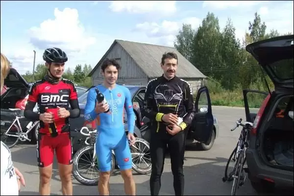 Награждение на велогонке в Рыбинске