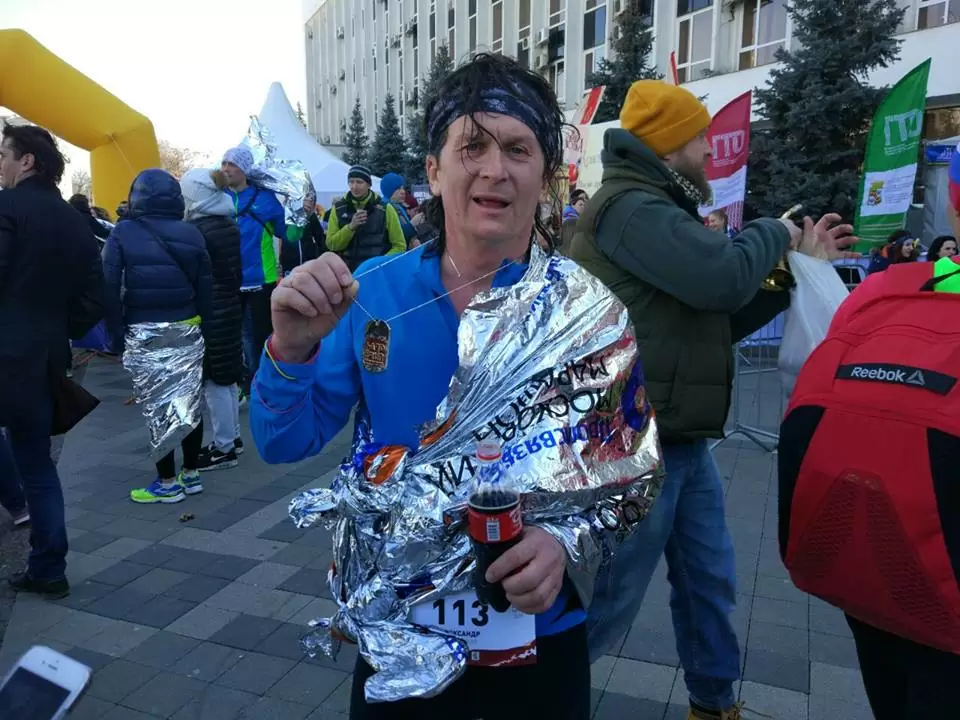 Финиш на марафоне Краснодар HardRun