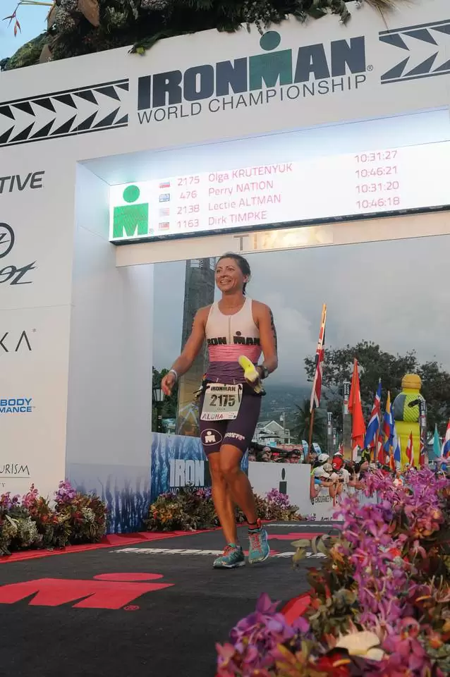 Финиш на Ironman Kailua Kona World Championship