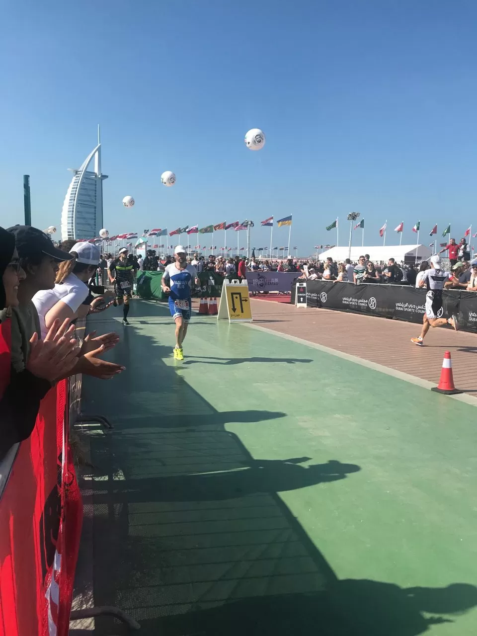 Беговой этап Ironman 70.3 Dubai